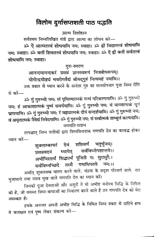 Vilom Durgasaptasati